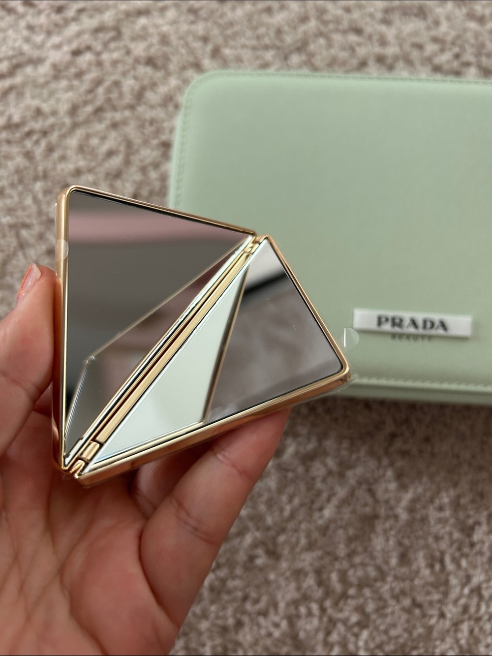 Prada beauty case & compact mirror - Picture 7 of 14